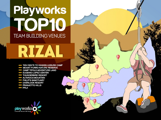 Top Ten Team Building Venues in Antipolo and Rizal