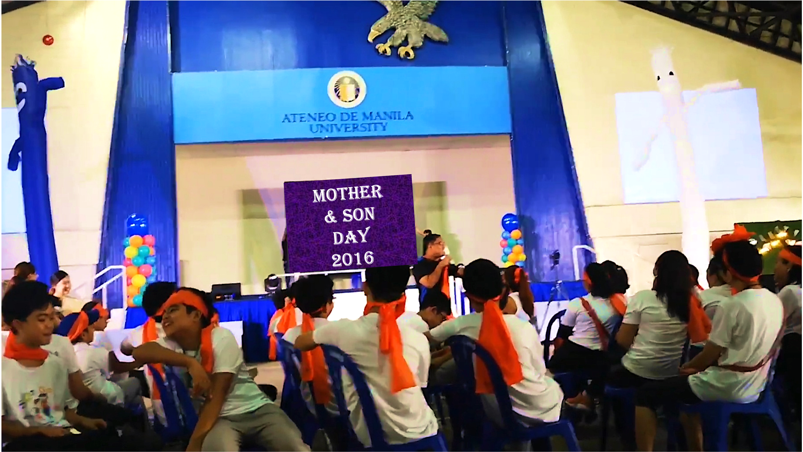 Playworks conducts team building for students at Ateneo de Manila.