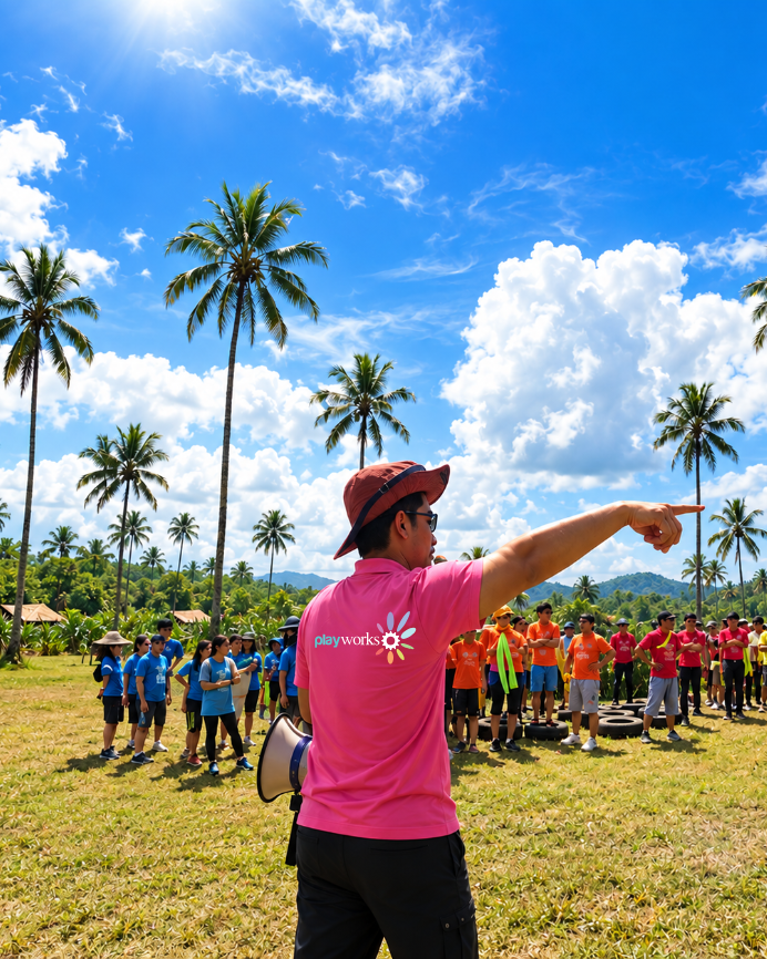 Playworks team building activity
